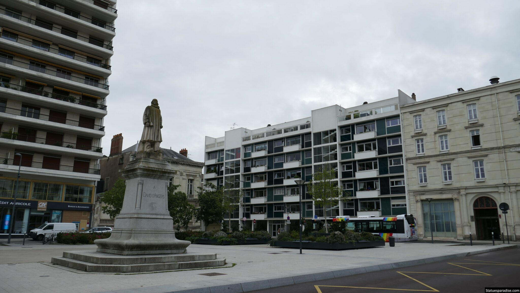 Statue of David d’Angers Statue de David d’Angers Angers Place de